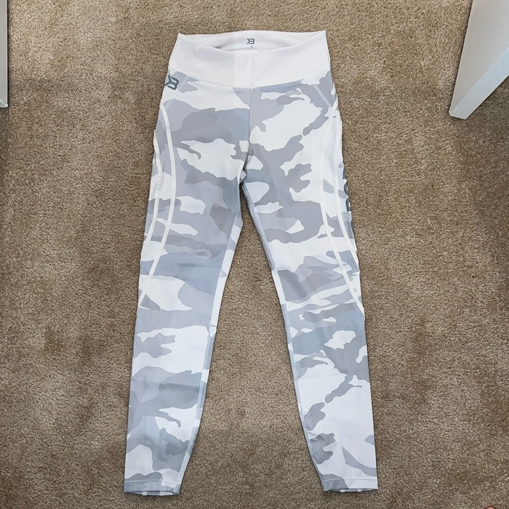 Better Bodies White Camouflage leggings